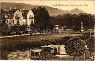 1910 Bad Kissingen, Partie an der Saale / riverside (EK)