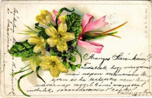 1900 Flowers, litho (EB)