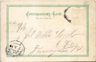 1899 (Vorläufer) Semmering, Hotel Panhans, Gasthaus Erzherzog Johann, Silbererz-Villa, Kapelle auf d...