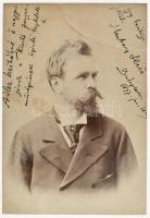 1897 Hubay Jenő (1858-1937) hegedűművész, zeneszerző dedikált fotója Adler Mihályné (Goldstein VIlma...