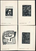 [Galanda, Mikuláš (1895-1938)]: Exlibrisy Mikuláša Galandu. (Erotikus ex librisek). Bratislava, 1970...