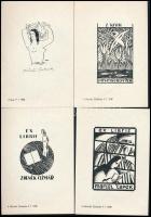 [Galanda, Mikuláš (1895-1938)]: Exlibrisy Mikuláša Galandu. (Erotikus ex librisek). Bratislava, 1970...