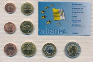 Vatikán 2006. 1c-2X (8xklf) próba Euró érme szettben T:UNC Vatican 2006. 1 Ceros - 2 Xeros (8xdiff) ...