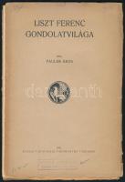 2 db Liszt Ferenccel foglalkozó kiadvány: Isoz Kálmán: Liszt és Budapest. Bp., 1929, Stádium, 16p.; Pauler Ákos: Liszt Ferenc gondolatvilága. Bp., 1922. Budavári Tudományos Társaság. 60p. Borító levált