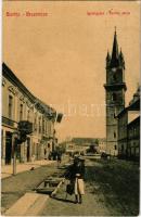 1908 Beszterce, Bistritz, Bistrita; Kórház utca, gyógyszertár, Otto Weiss üzlete. W.L. ? No. 406. / Spitalgasse, Apotheke / street, pharmacy, shop