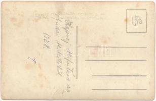 1928 Budapest III. Óbuda, Magyar Királyi Folyamőrség hajórajának kifutása a kikötőből / Hungarian Ri...