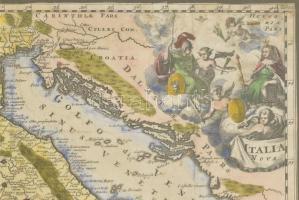 Cluver, Philipp (1580-1622) - Senex, John (1690-1740): Italia Nova. Színezett, rézmetszetű térkép, X...