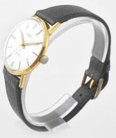 Doxa kézi felhúzós karóra hibátlan számlappal, javításra szoruló szerkezettel, régi bőr szíjjal d: 3...