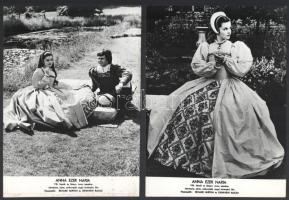 cca 1969 ,,Anna ezer napja" című angol történelmi film jelenetei és szereplői, 10 db vintage pr...