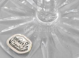 6 db kristály pezsgőspohár, hibátlan d: 10 , m: 11 cm