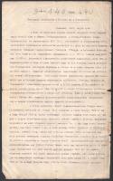 1913 Geológiai kirándulás a Pilisre és a Dobogókőre, geológiai tanulmány, térképekkel, hajtott, szakadt, foltos, ceruzás bejelölésekkel, bejegyzésekkel. 6 p.