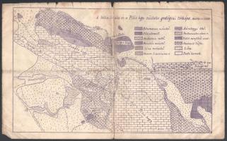 1913 Geológiai kirándulás a Pilisre és a Dobogókőre, geológiai tanulmány, térképekkel, hajtott, szak...