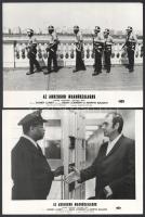 cca 1971 ,,Az Anderson magnószalagok" című amerikai bűnügyi film jelenetei és szereplői, 17 db ...