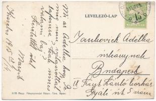 1915 Kissebes, Poieni (Kolozs); Gránitkőbányák részvénytársaság turbinaháza, villanytelep / turbine ...