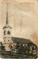 1911 Tordátfalva, Turdeni (Hargita); Unitárius templom. Dunky Fivérek / Unitarian church (fl)