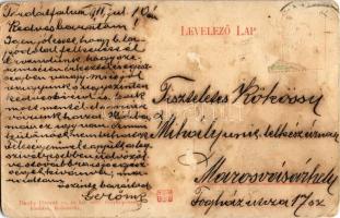 1911 Tordátfalva, Turdeni (Hargita); Unitárius templom. Dunky Fivérek / Unitarian church (fl)