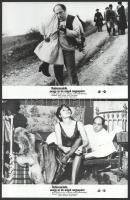 cca 1987 ,,Robinzonáda, avagy az én angol nagyapám" című szovjet - grúz film jelenetei és szereplői, 8 db vintage produkciós filmfotó ezüst zselatinos fotópapíron, a használatból eredő (esetleges) kisebb hibákkal, 18x24 cm