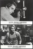 cca 1972 ,,Kettős bűntény Hamburgban" című olasz - NSZK bűnügyi film jelenetei és szereplői (fő...