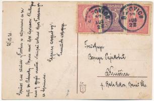 1922 Detta, Ghedu, Deta; Állami iskola / school / Peter Jaeger Oberlehrer (EK)