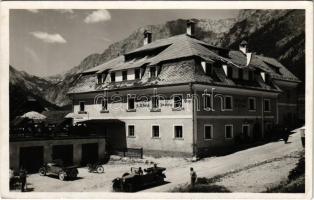 1937 Seewiesen (Steiermark), Hotel zur Post / hotel, garage, automobiles (EK)