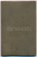 1932. "Pénzintézeti Sportegyesületek Szövetsége 1912 / I. dij 1934. I. 21." bronz díjplake...