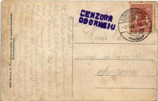 1920 Székelyudvarhely, Odorheiu Secuiesc; Református templom és kollégium. Becsek D. Fia kiadása / C...