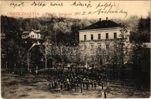 1913 Oravicabánya, Oravita; Polgári fiú iskola. Weisz Félix kiadása / boy school (fl)