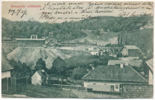 1909 Rónaszék, Costiui (Máramaros); sóbányák. Berger Miksa utóda kiadása / salt mines (EK)