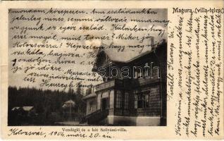 1904 Szamosfő, Maguri; Magura villa telep, Vendéglő és a két Szilvássi villa / restaurant and villas (EK)