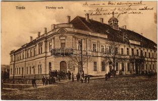 1911 Torda, Turda; Törvényszék. Füssy József kiadása / court