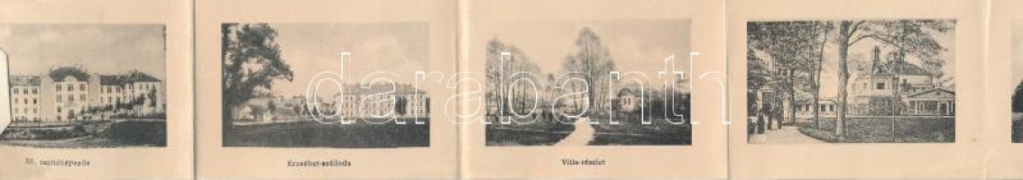 Stubnyafürdő, Túróchévíz, Stubnianske Teplice, Turcianske Teplice; Zöld tükörfürdő. leporellólap 10 ...