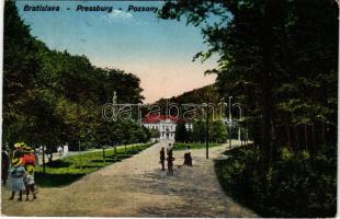 1923 Pozsony, Pressburg, Bratislava; Vaskutacska, Ferdinánd király vasfürdő / Eisenbrünnel (Eisenbründl) / Zelezná Studénka / spa, bathhouse (EK)