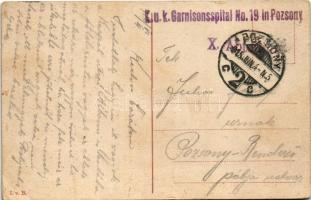 1915 Pozsony, Pressburg, Bratislava; Vaskutacska vendéglő, étterem / Eisenbrünnel (Eisenbründl) / Ze...