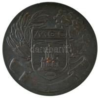 Berán Lajos (1882-1943) 1922. "Magyar Golf Club / Német-magyar országközi mérkőzés" fém em...