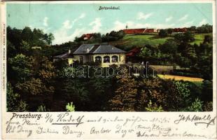 1901 Pozsony, Pressburg, Bratislava; Bimbóház / Batzenhäusel / restaurant, villa (EK)