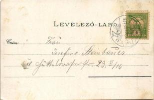 1901 Pozsony, Pressburg, Bratislava; Bimbóház / Batzenhäusel / restaurant, villa (EK)