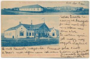 1900 Zsuk, Alsózsuk, Jucu (Kolozsvár, Cluj); Az Erdélyi Falka-Vadász Társaság Alsó-Zsukki telepe, kastély, villa. Dunky Fivérek cs. és kir. udvari fényképészek műterméből / Transylvanian hunters company's colony and hunting lodge, castle (Rb)