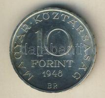 1948. 10Ft Ag "Széchenyi" T:2 ph