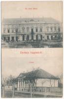 1912 Nagylak, Nadlac (Arad); Állami elemi iskola, óvoda. Weisz Márk kiadása / school and kindergarten (EK)