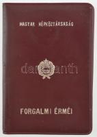 1987. 2f-20Ft (10xklf) forgalmi sor, "Magyar Népköztársaság - forgalmi érméi" feliratú cso...