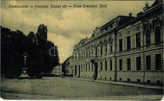 1909 Karánsebes, Caransebes; Ferenc József tér. W.L. 1468. 9742. / Piata Francisc Josif / square (EK)