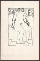 Zé Kovács József (1951- ): 3 db illusztráció. Ofszet, papír, az egyik jelzett a nyomaton, néhány lap...