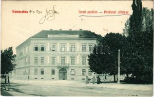 1913 Karánsebes, Caransebes; Tiszti pavilon / Pavilonul ofitiresc / military officers&#039; pavilion