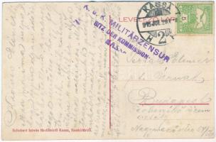 1915 Kassa, Kosice; Bankov / Bankó fürdő szálloda és vendéglő / spa, bath, hotel and restaurant (EK)