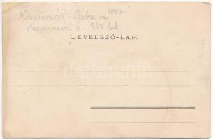 Kisdisznód, Michelsberg, Cisnadioara; Jos. Drotleff Art Nouveau, floral (r)