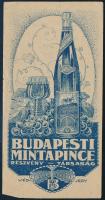 cca 1910 Budapesti Mintapince Rt. számolócédula