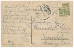 1908 Félixfürdő, Baile Felix; vendéglő kertje, étterem. Rákos Vilmos kiadása / restaurant garden (EB...