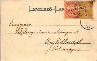 1906 Stószfürdő, Stoósz-fürdő, Kúpele Stós; fedett kuglizó. Wlaszlovits Gusztáv No. 1537. / indoor b...