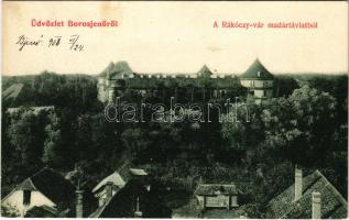 1908 Borosjenő, Borosineu, Ineu; Rákóczy vár madártávlatból. Kerpel Izsó kiadása / castle