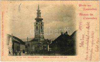 1899 (Vorläufer) Karánsebes, Caransebes; Görögkeleti román templom / Biserica catedrala gr. ort. rom. / Romanian Orthodox church (EK)